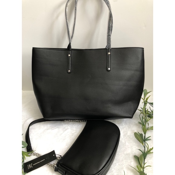 INC International Concepts Zoiey 2-1 Tote, Black, NWT - Picture 3 of 9
